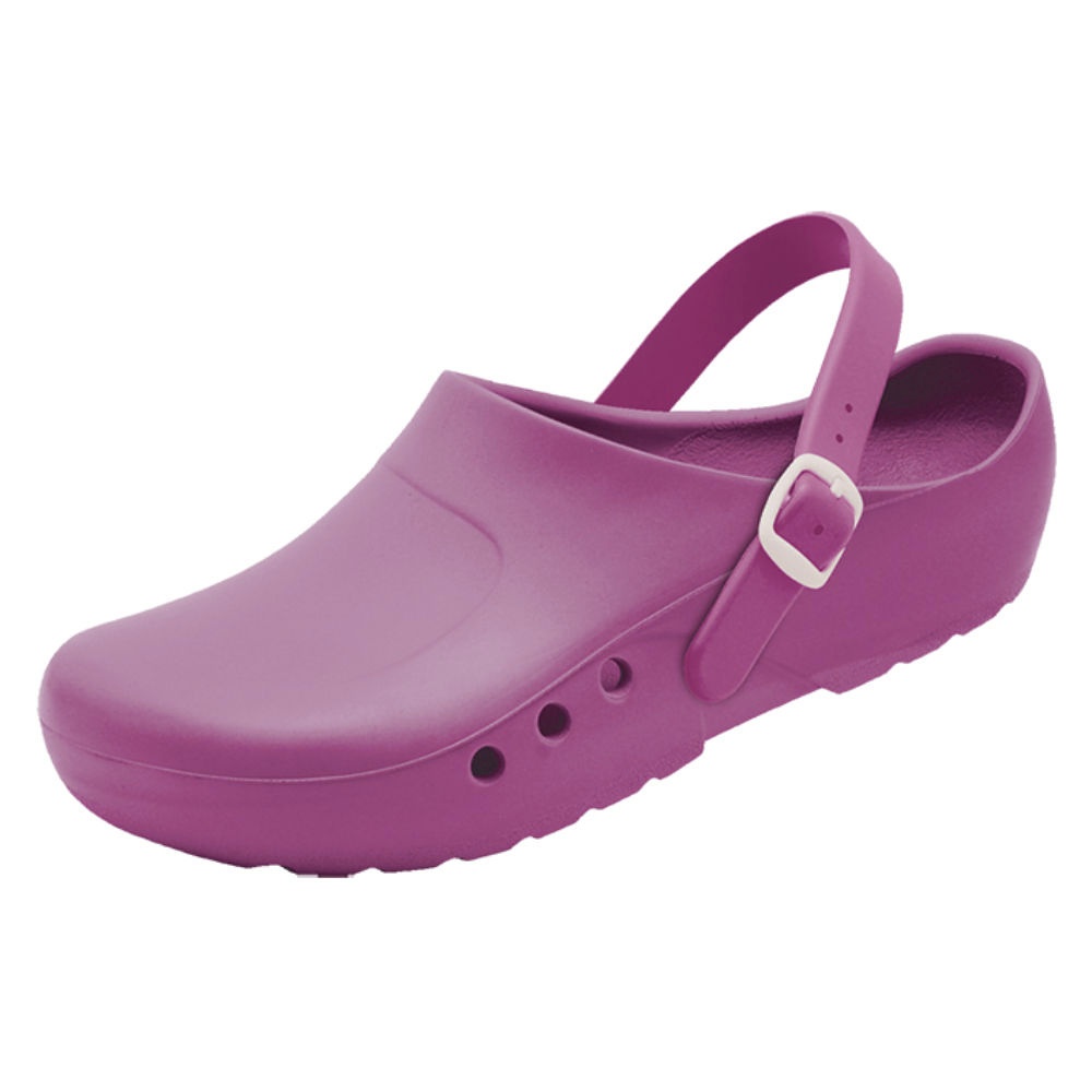 [SHR 3.2879.00.00.43] Antist. ChiroClogs Economy mit Fersenriemen aubergine, Gr. 43