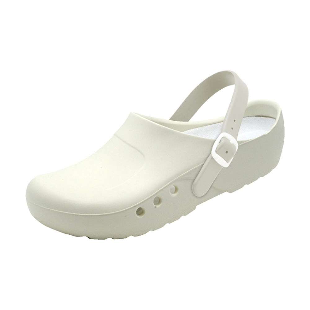 OrthoClogs mit Fersenriemen Weiß, Gr. 40
