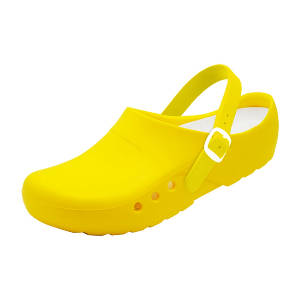 [SHR 3.2974.00.55.40] OrthoClogs mit Fersenriemen Gelb, Gr. 40