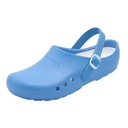OrthoClogs mit Fersenriemen Hellblau, Gr. 38