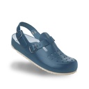 Sandale Modell BAD TÖLZ gelocht Mit Rist- und Fersenriemen, blau, Gr. 39