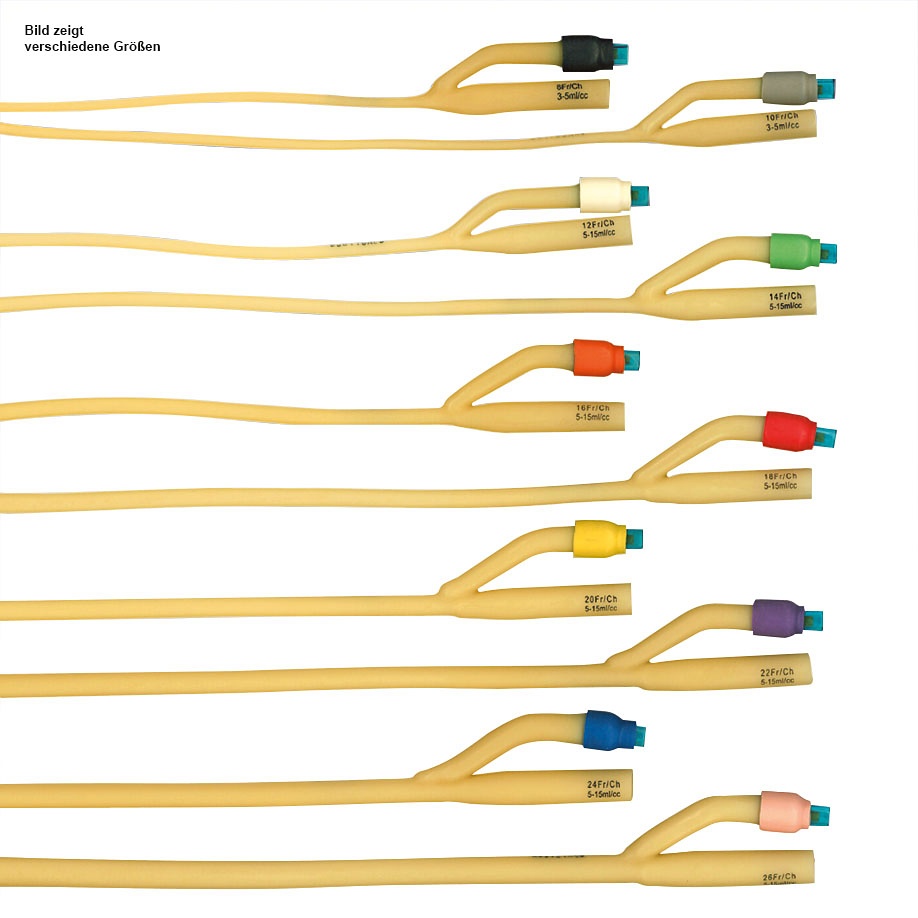 [SIL 17605.12] Silcoat Ballonkatheter 5/15 ml Ch. 12 Weiß