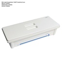 Instrumentenwanne 5 Ltr. Kpl. Mit Siebeinsatz und Deckel weiß