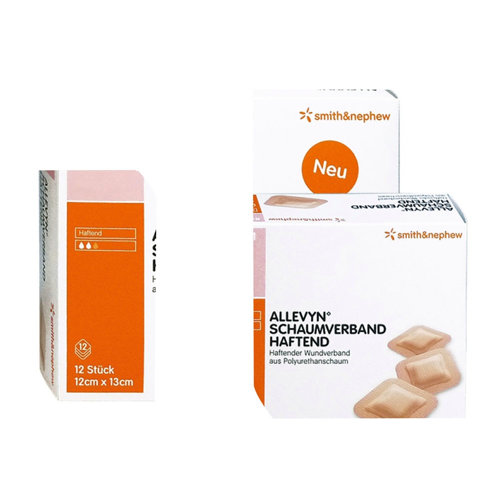 Allevyn Schaumverband haftend steril 17 x 18 cm (12 Stck.)