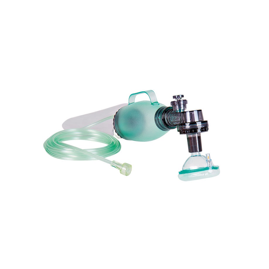 [SÖH 0102062] Einmal-Beatmungsbeutel mit Maske Gr. 1 Für Babys, mit O2-Reservoir