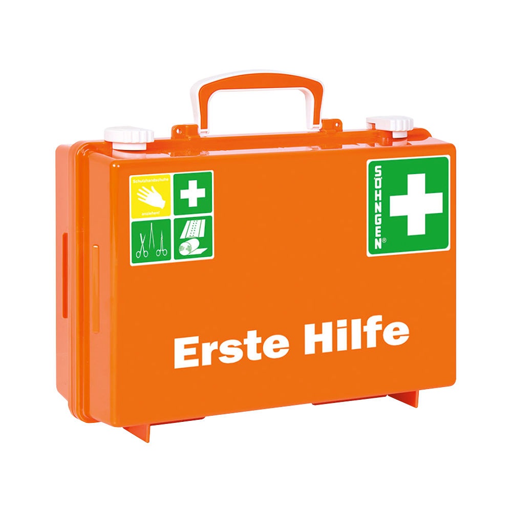 [SÖH 0301138] Erste-Hilfe Koffer SN-CD Norm Mit Füllung Norm DIN 13157, orange