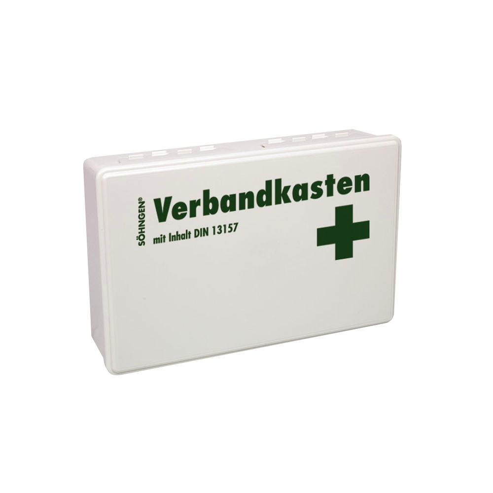Verbandkasten KIEL/KU Leer, Kunststoff weiß