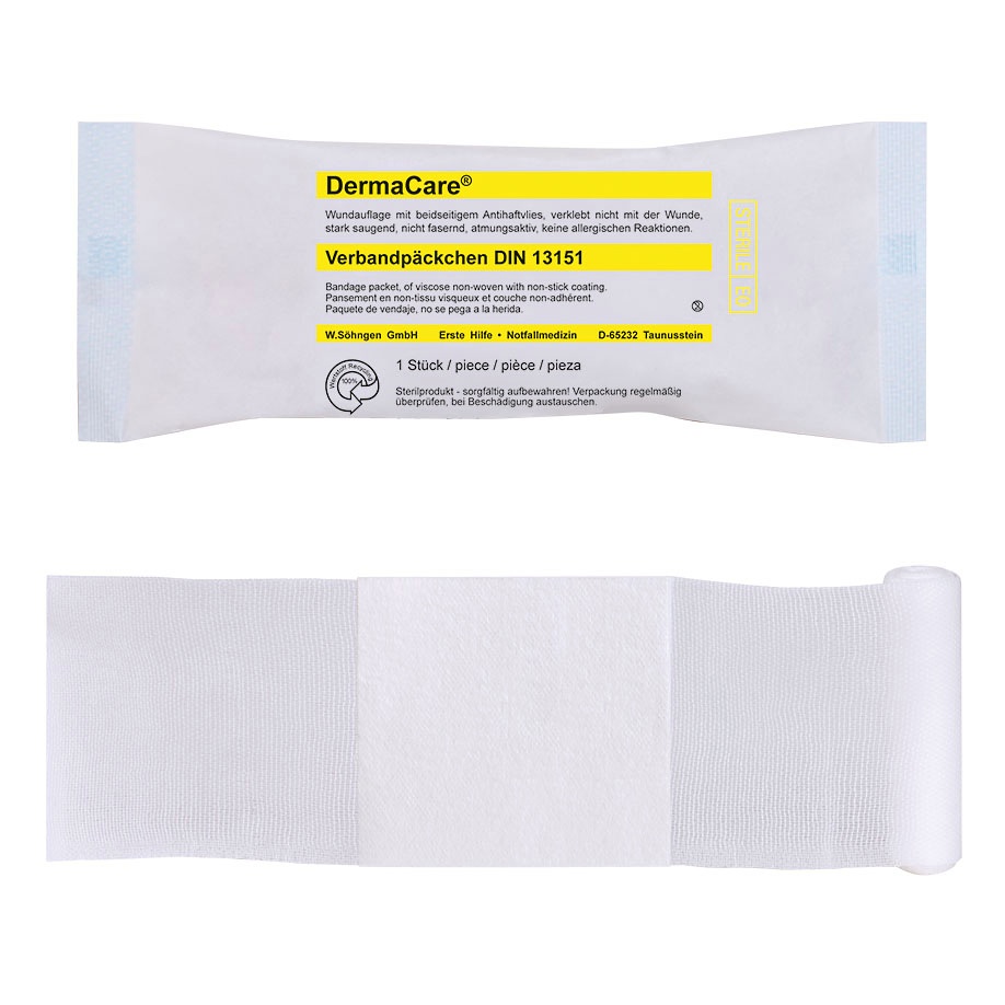 [SÖH 1002002] DermaCare Verbandpäckchen DIN 13151 klein, steril