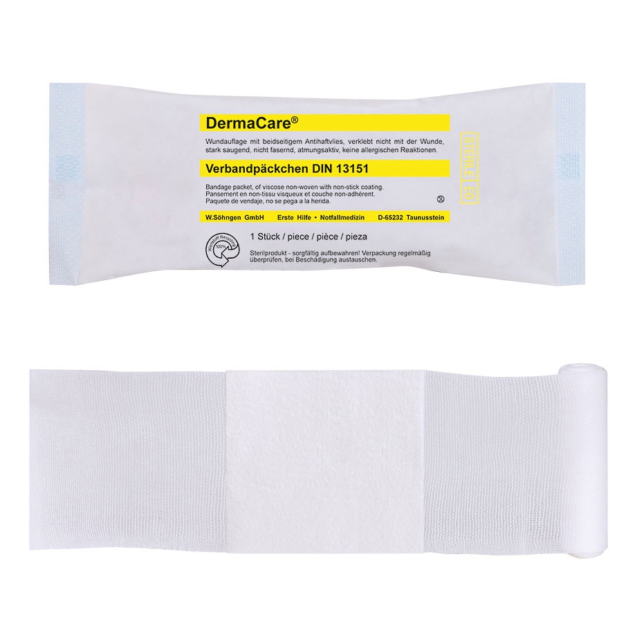 [SÖH 1002003] DermaCare Verbandpäckchen DIN 13151 mittel, steril