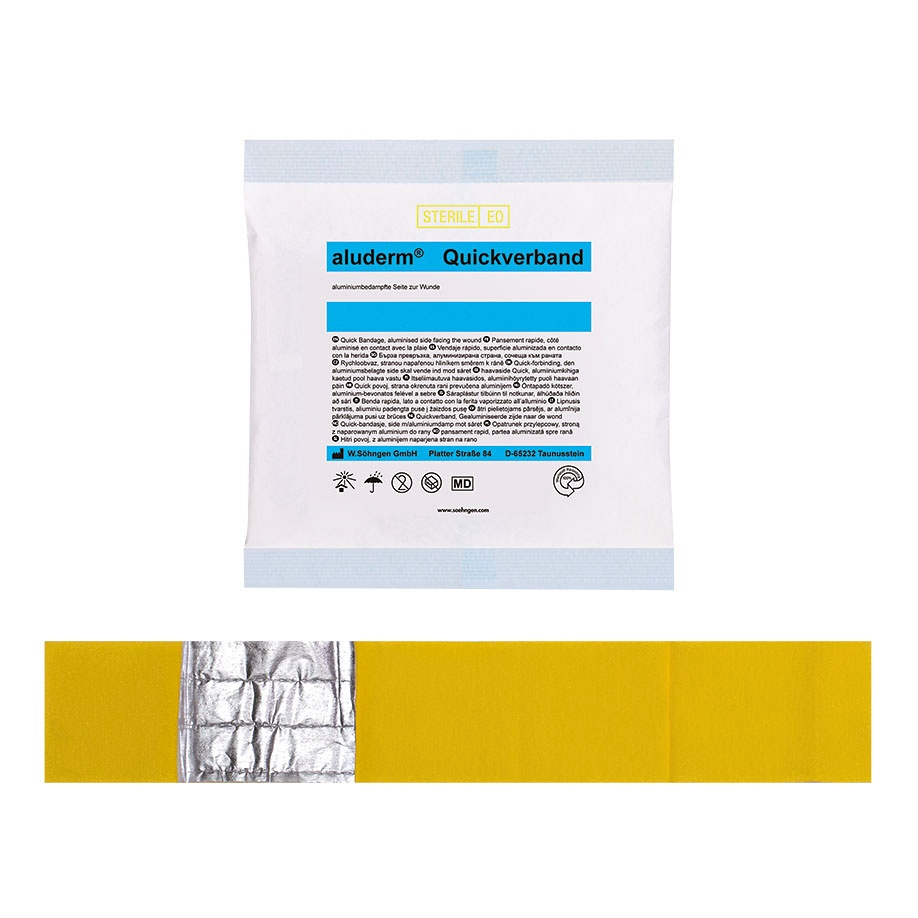 Aluderm Quickverband groß steril