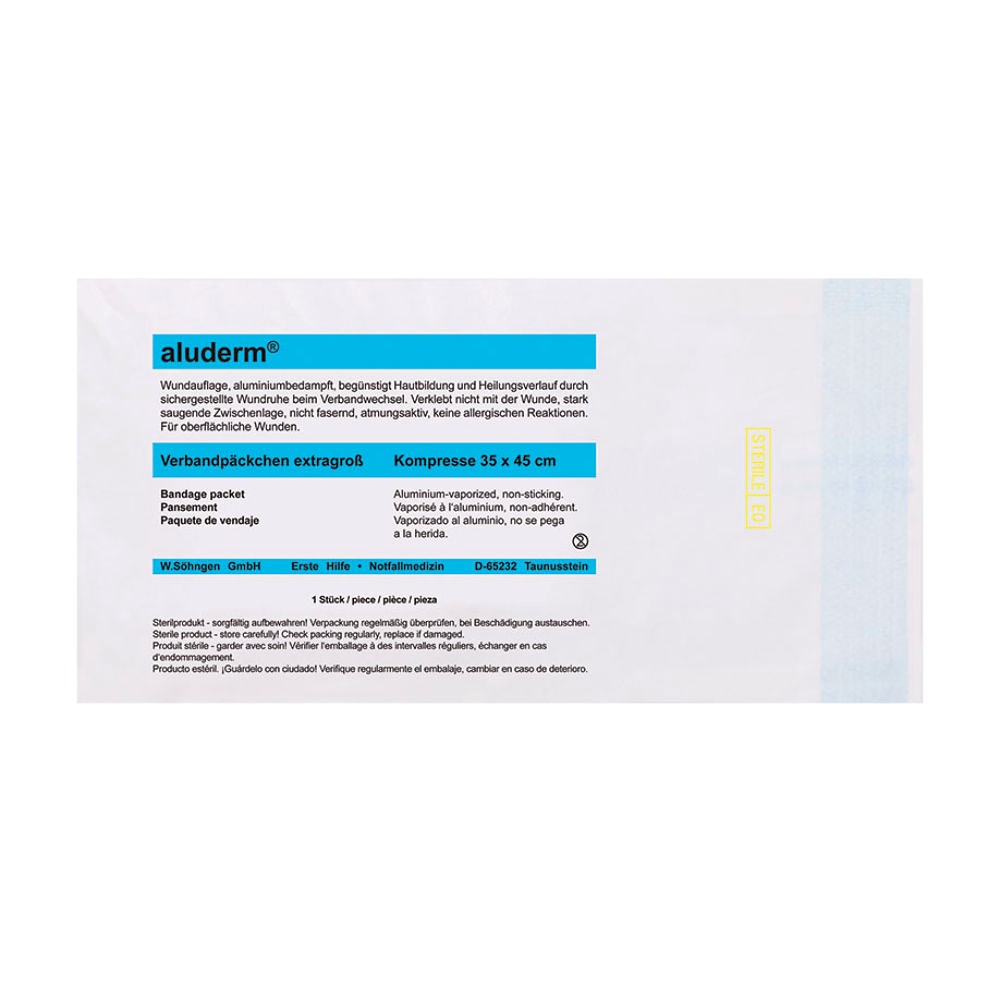 [SÖH 1003203] Aluderm Verbandpäckchen Extra groß, steril