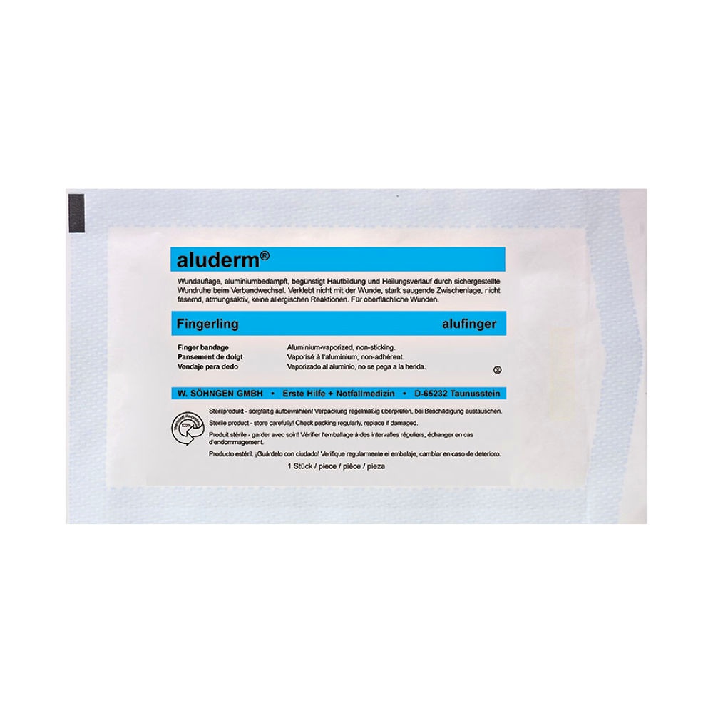 Aluderm alufinger Fingerverband Einzeln steril