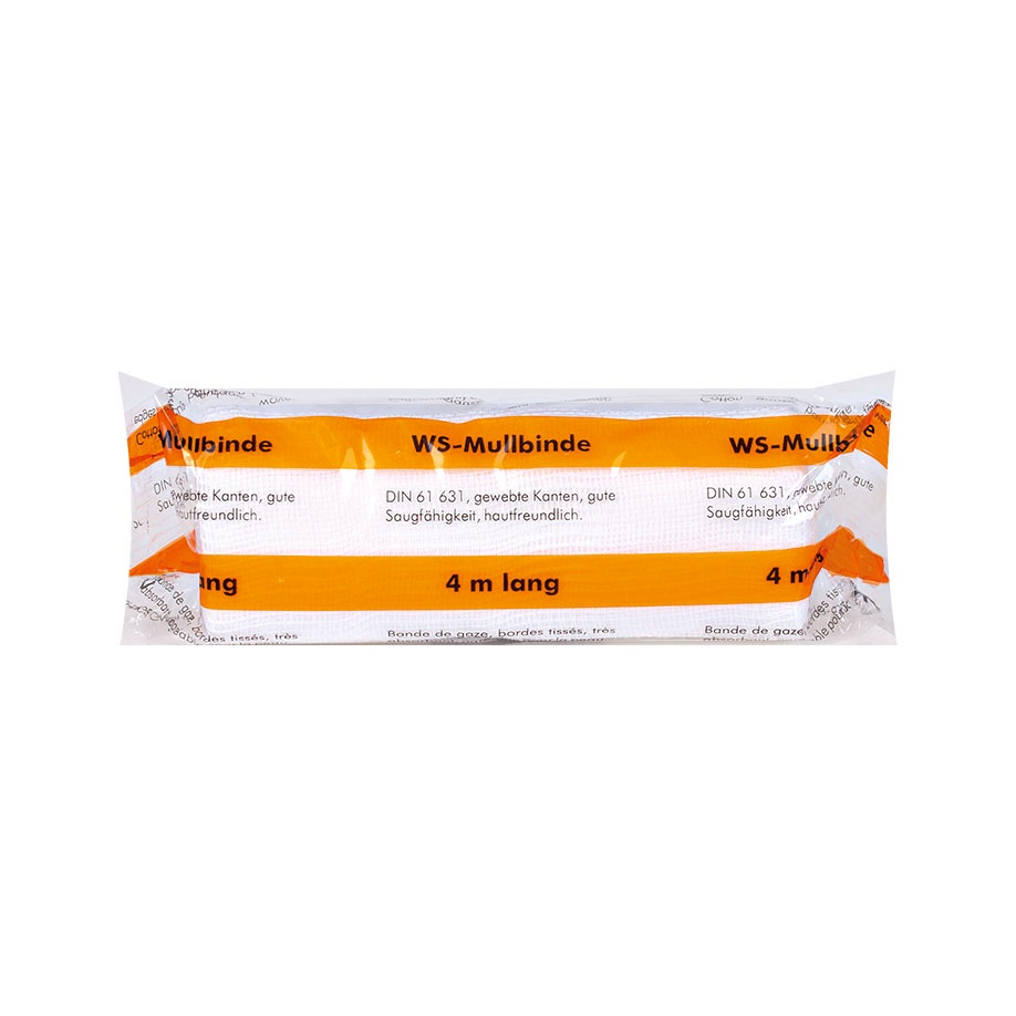 WS-Mullbinde Orange (10er-Pack)