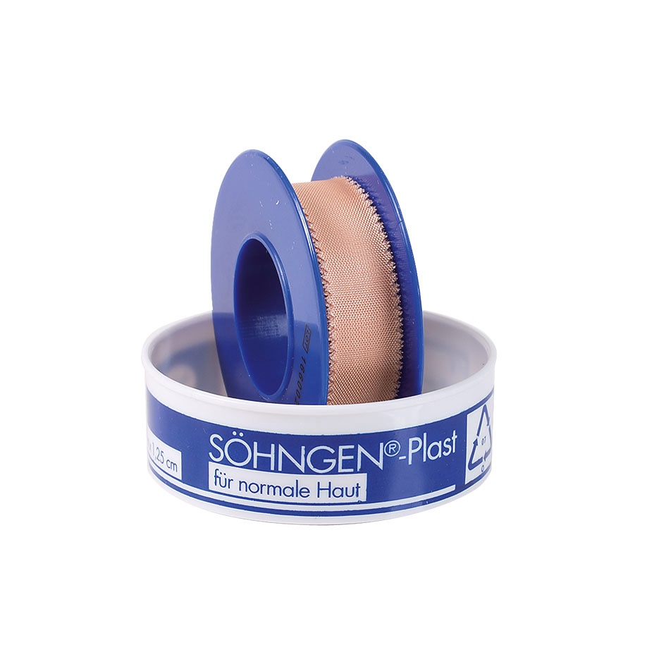 [SÖH 1009110] SÖHNGEN-Plast Heftpflaster Ca. 5 m x 1,25 cm mit Schutzring
