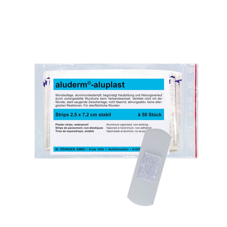 [SÖH 1009158] aluderm-aluplast Strips, (2)