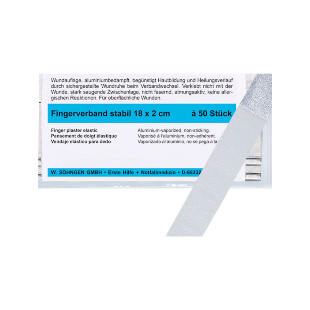 [SÖH 1009162] Aluderm-aluplast Fingerverband Stabil ca. 18 x 2 cm (50 Stck.)