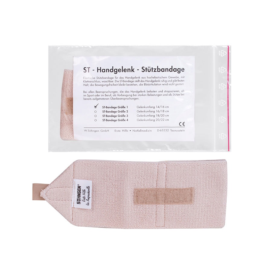 ST-Handgelenk-Stützbandage Gr. 1, Handgelenkumfang 14/16 cm