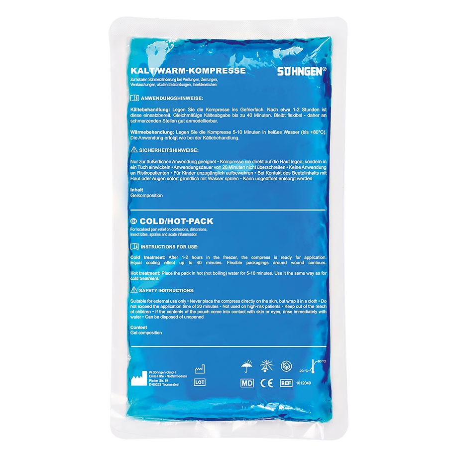 Thermo Kalt/Warm-Kompresse Groß ca. 28 x 15 cm