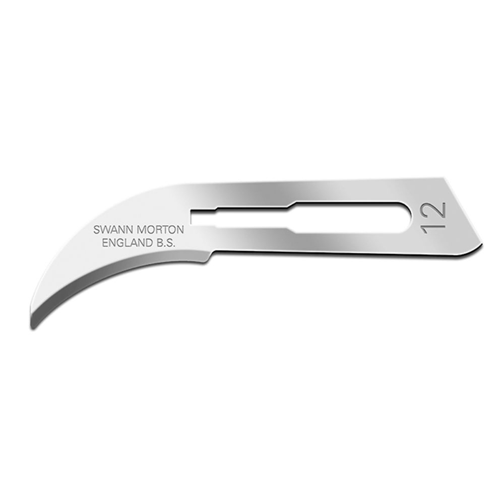 [SWA 112] Einmal-Skalpellklingen Swann-Morton Fig. 12 steril (100 Stck.)