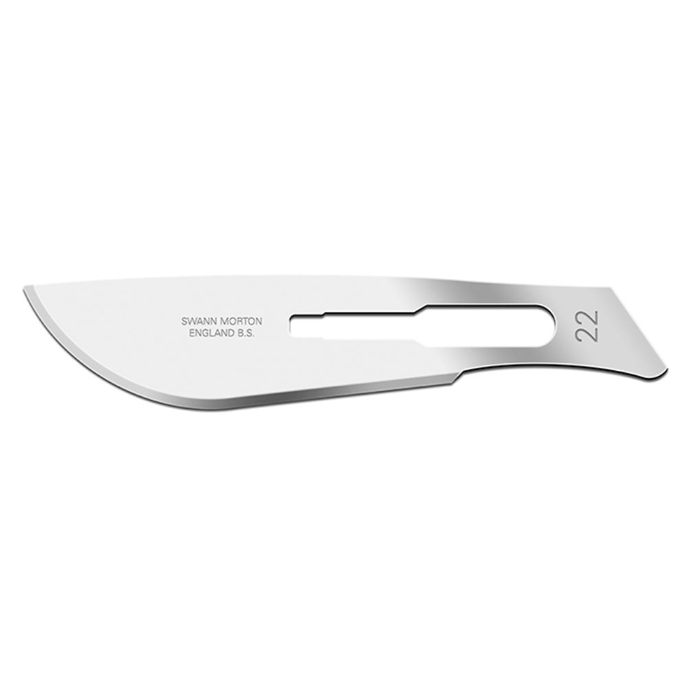 [SWA 122] Einmal-Skalpellklingen Swann-Morton Fig. 22 steril (100 Stck.)