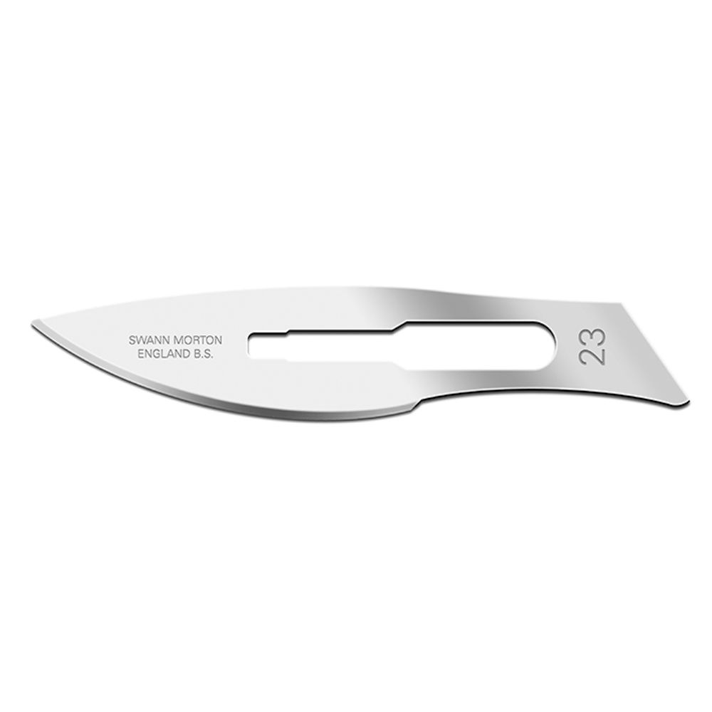 [SWA 123] Einmal-Skalpellklingen Swann-Morton Fig. 23 steril (100 Stck.)