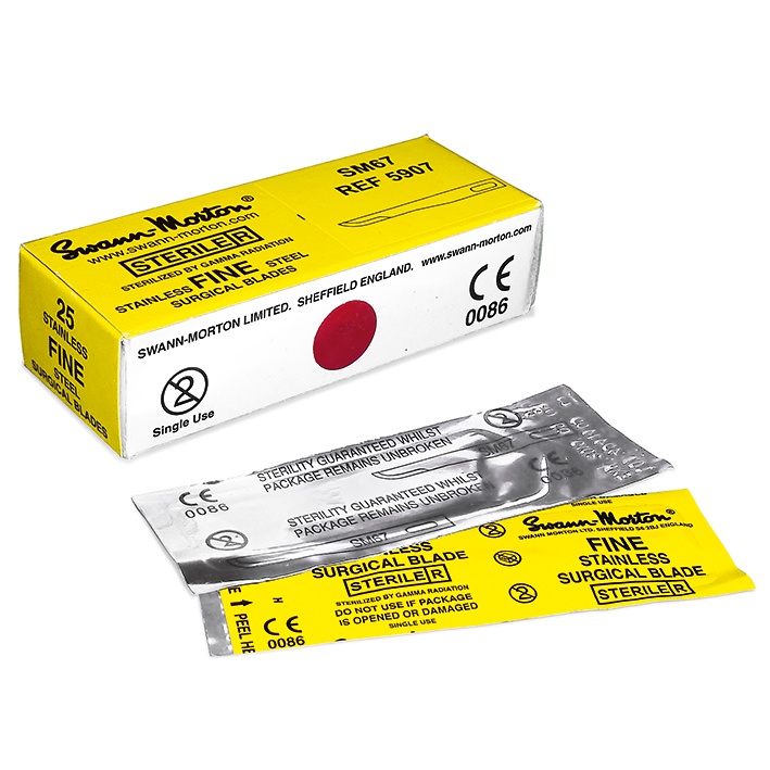 [SWA 5907] Micro-Klingen Swann Morton SM67 (25 Stck.)