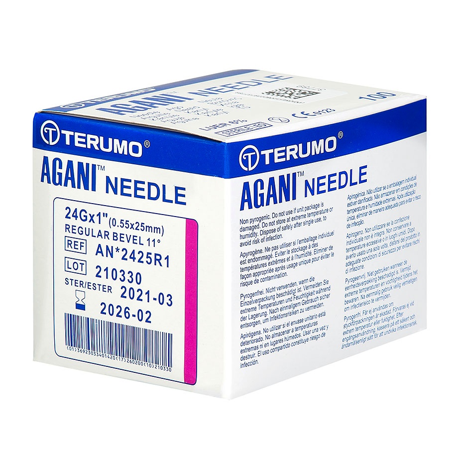 [TER AN2425R1] Agani Einmal-Kanülen Nr. 17 0,55 x 25 mm, lila (100 Stck.)
