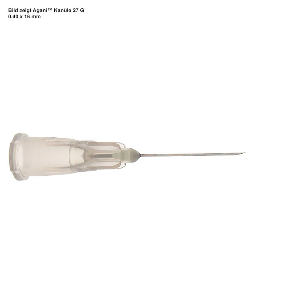 [TER AN2719R1] Agani Einmal-Kanülen Nr. 20 0,40 x 19 mm, grau (100 Stck.)