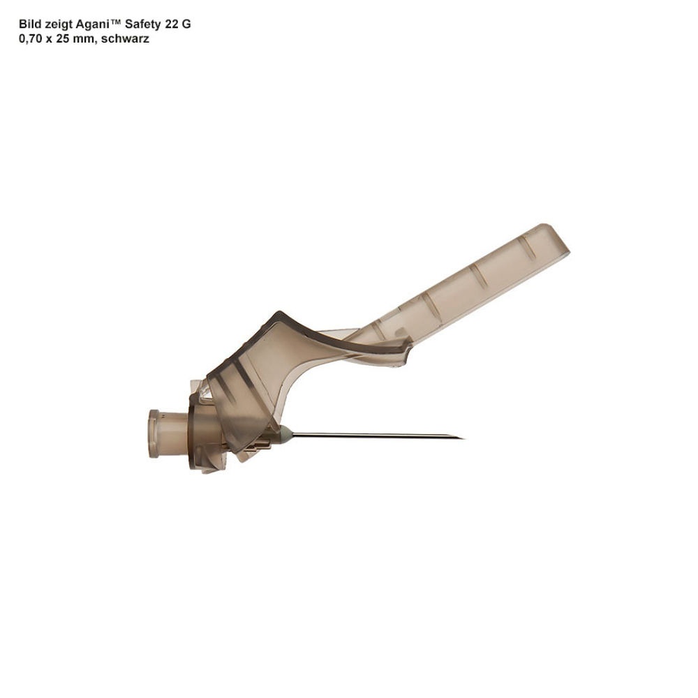 [TER SAN2225R1] Agani Sicherheits-Injektionskanülen 22 G x 1'' (100 Stck.)