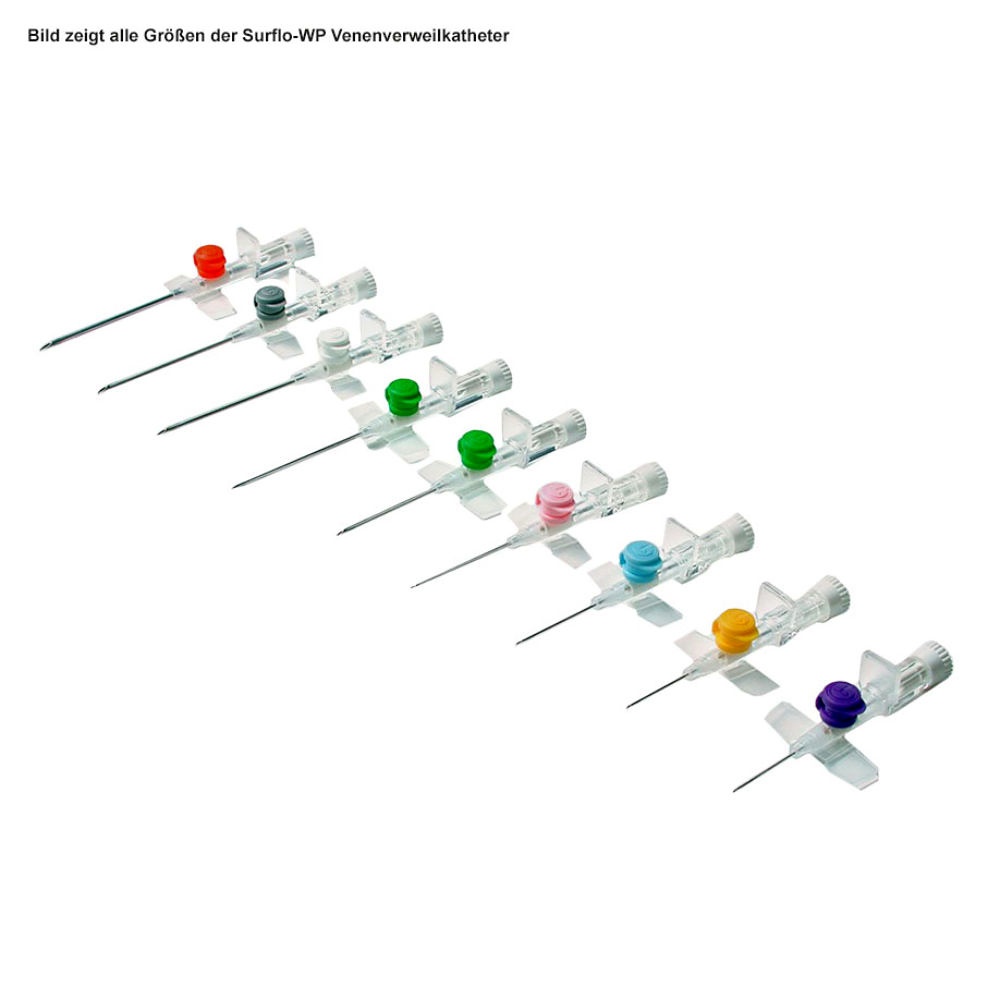 SURFLO-WP Venenverweilkatheter 16 G, 1,75 x 45 mm, grau
