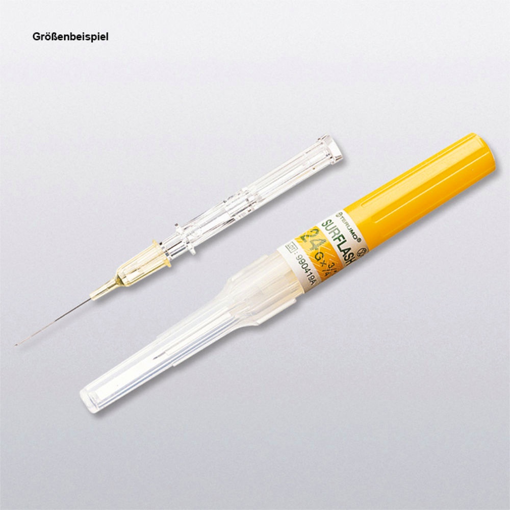 [TER SRFF2419] Surflash Venenverweilkatheter 24 G, 0,67 x 19 mm, gelb (50 Stck.)