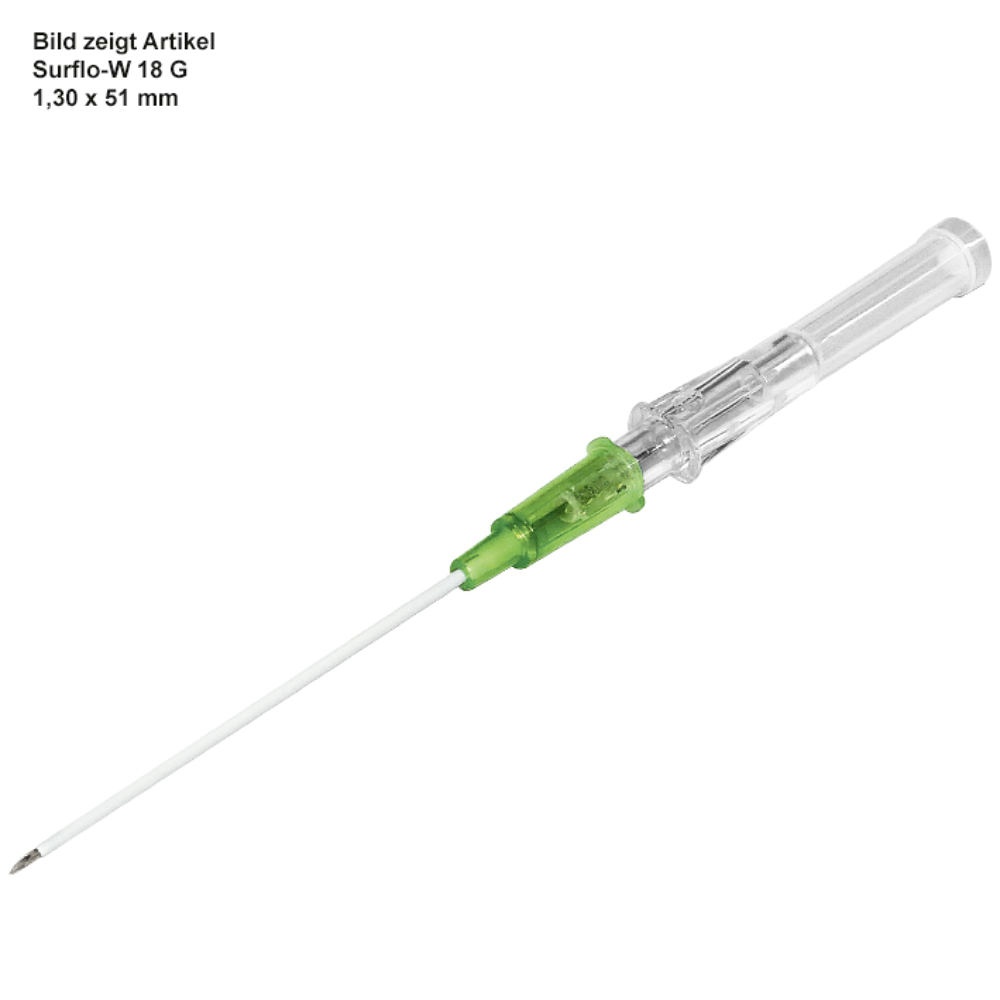 Surflo Venenverweilkatheter 18 G, 1,30 x 32 mm, grün