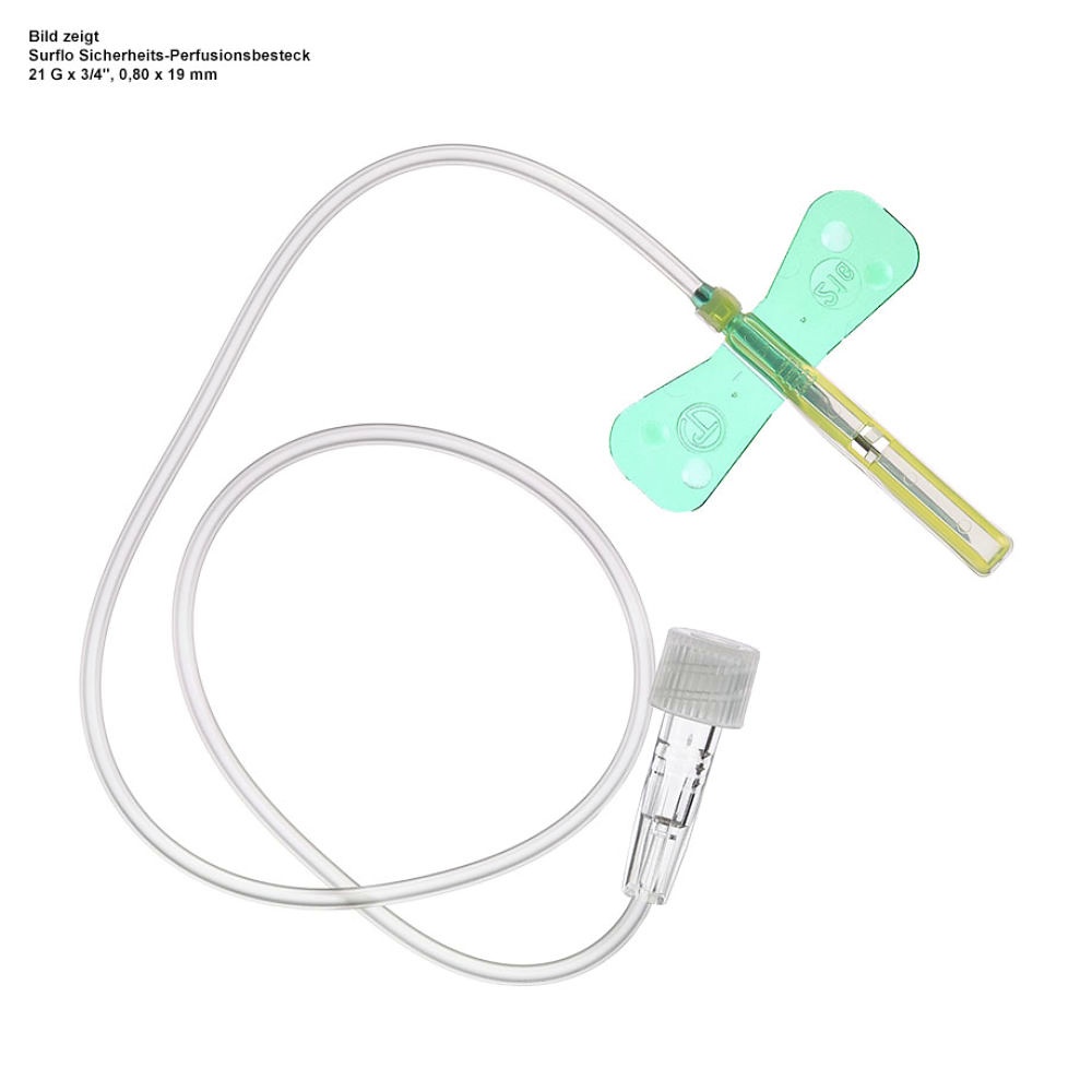 Surflo Sicherheits-Perfusionsbestecke 21 G x 3/4'', 0,80 x 19 mm (50 Stck.)