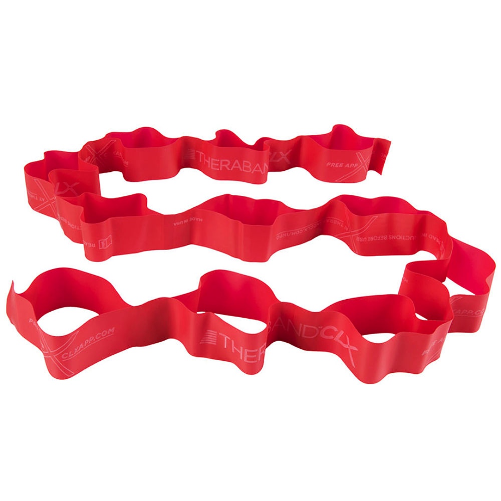 TheraBand CLX Band 2 m Mittel - rot
