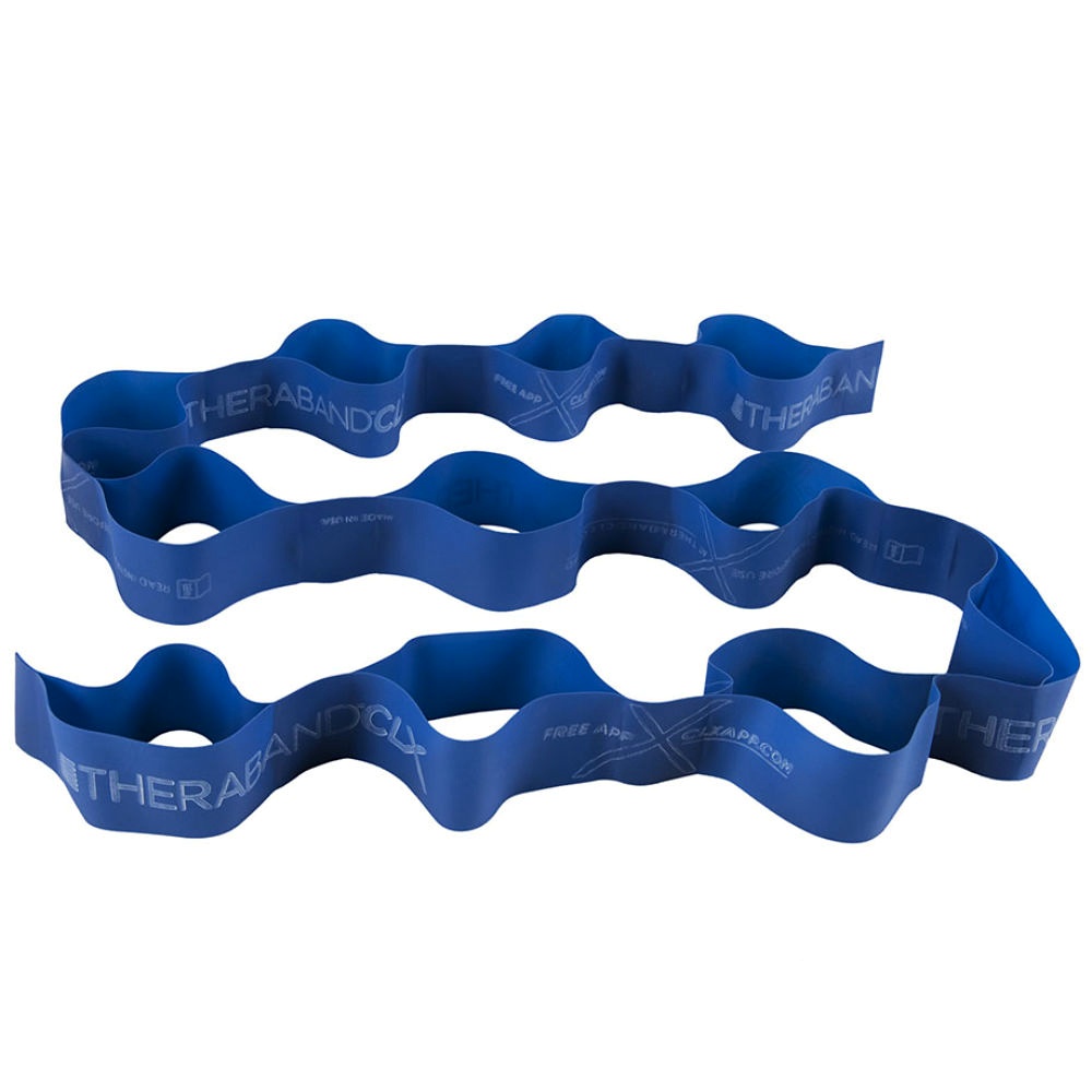 [THB 13222] TheraBand CLX Band 2 m Extra stark - blau