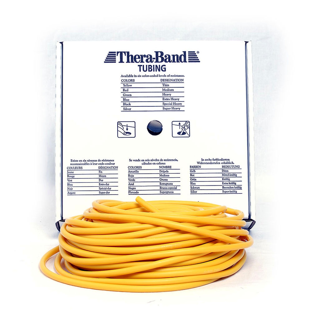 TheraBand Tubing 30,5 m Leicht - gelb
