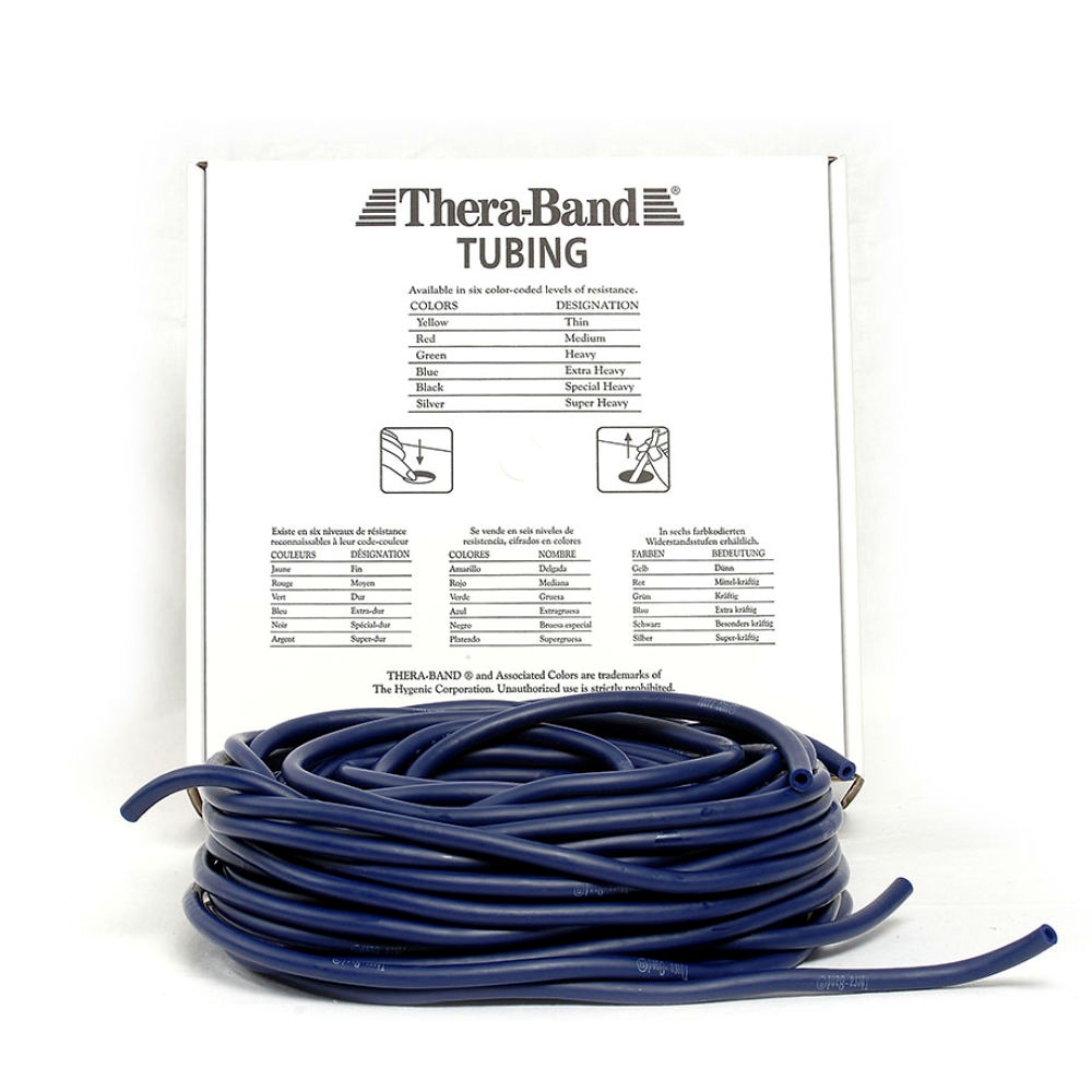 TheraBand Tubing 30,5 m Extra stark - blau