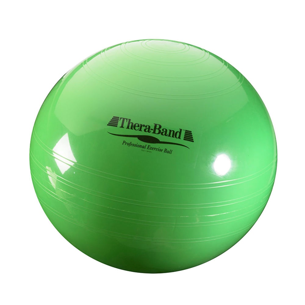 [THB 23030] TheraBand Gymnastik-Ball Ø 65 cm, grün Für Körpergröße: 155 - 175 cm