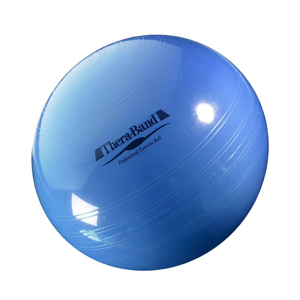 [THB 23040] TheraBand Gymnastik-Ball Ø 75 cm, blau Für Körpergröße: 176 - 185 cm