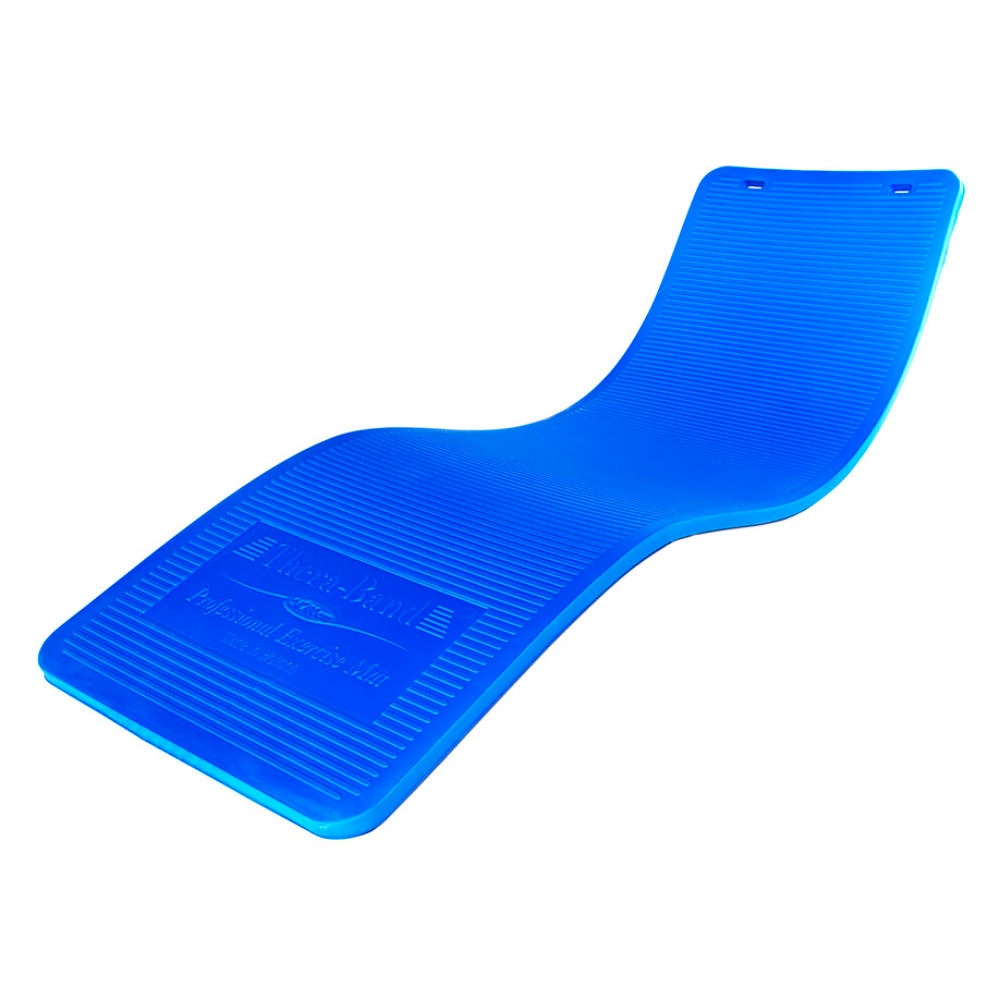 [THB 25056] TheraBand Gymnastikmatte, blau Stärke 25 mm, 190 x 60 cm