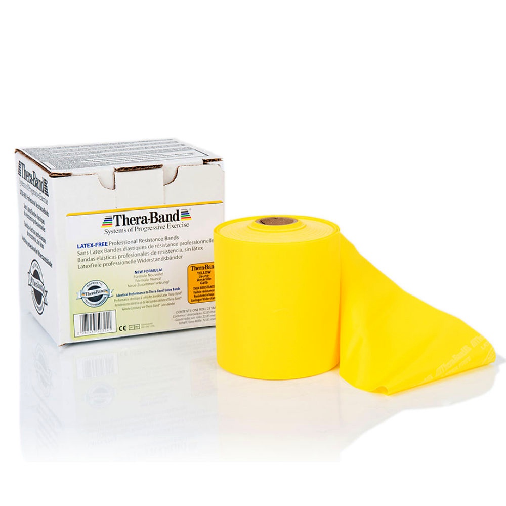 TheraBand latexfrei 22,85 m Leicht - gelb