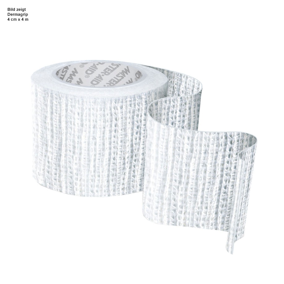 [TRU 70300] DERMAGRIP Fixierbinde weiß/hellgelb 6 cm x 4 m