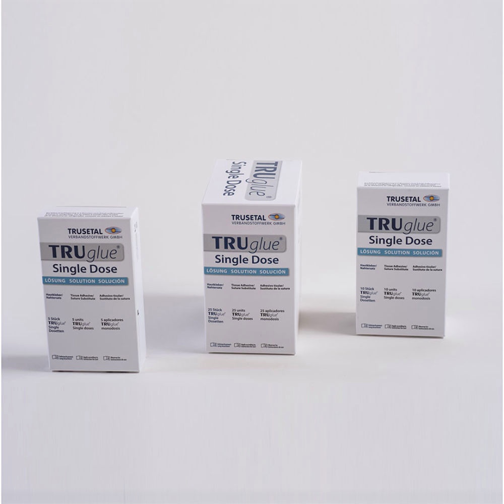 [TRU 75006] TRUglue Haut- und Wundkleber Single Dosen (10 Dosetten à 0,3 ml)