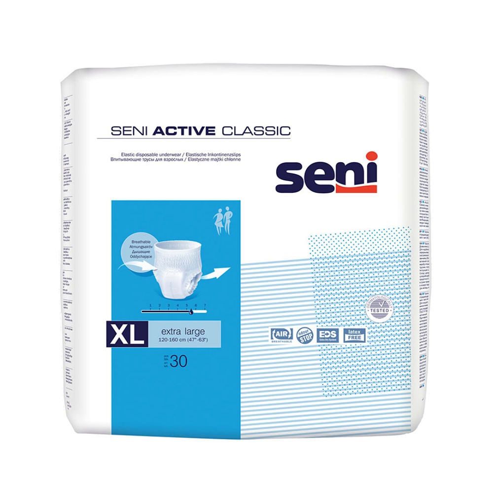 [TZM SE-096-XL30-AC1] Seni Active Classic Extra Large Inkontinenzslips (30 Stck.)