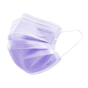 Einmal-Mundschutz Profil Plus Mit Gummizug, violett (50 Stck.)