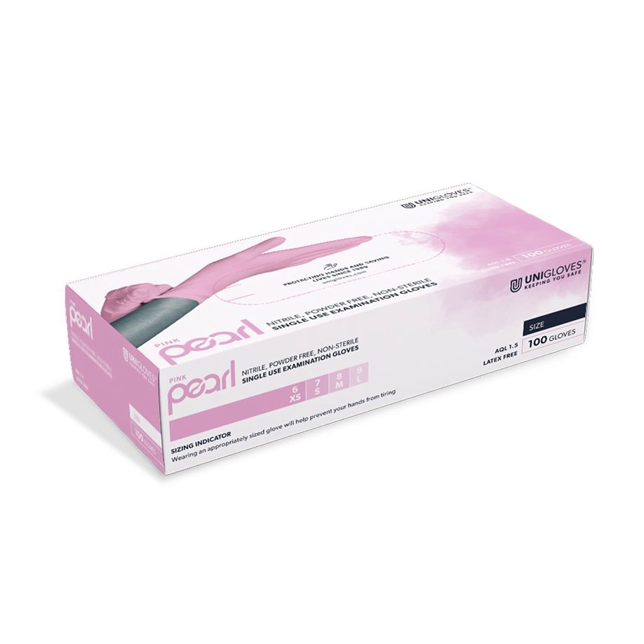 [UGV 5802] Unsteril puderfrei pink (100 Stck.)