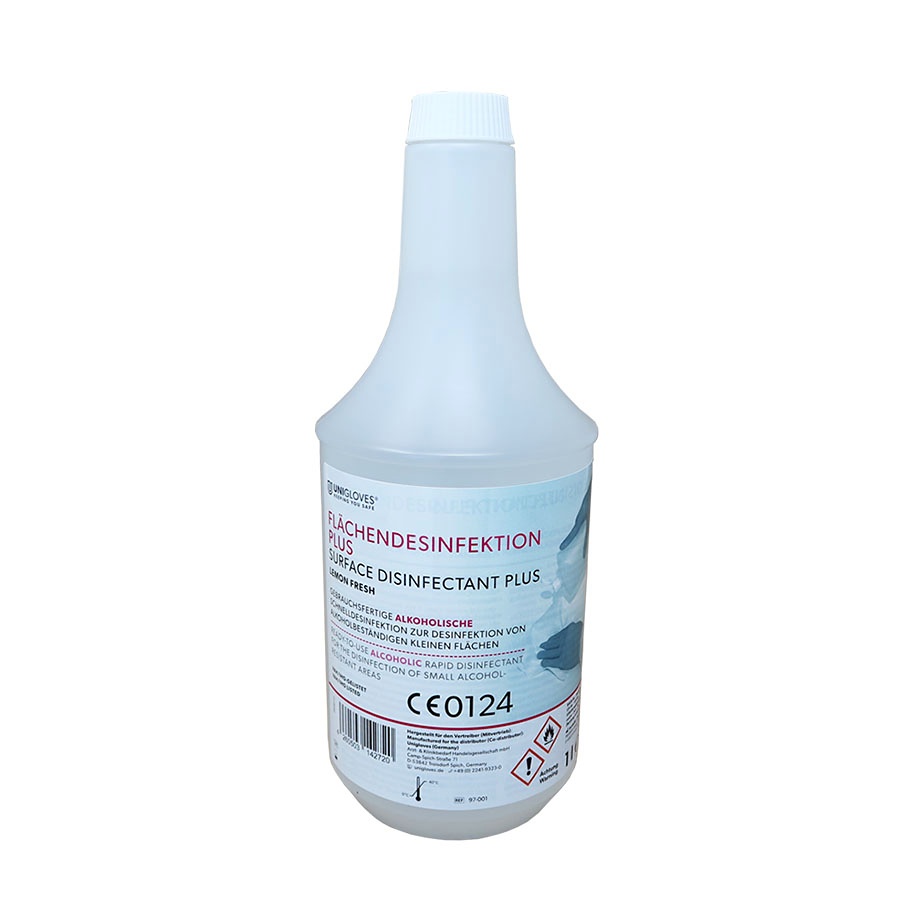 [UGV 97-001] Unigloves Flächendesinfektion PLUS 1 Ltr., lemonfresh