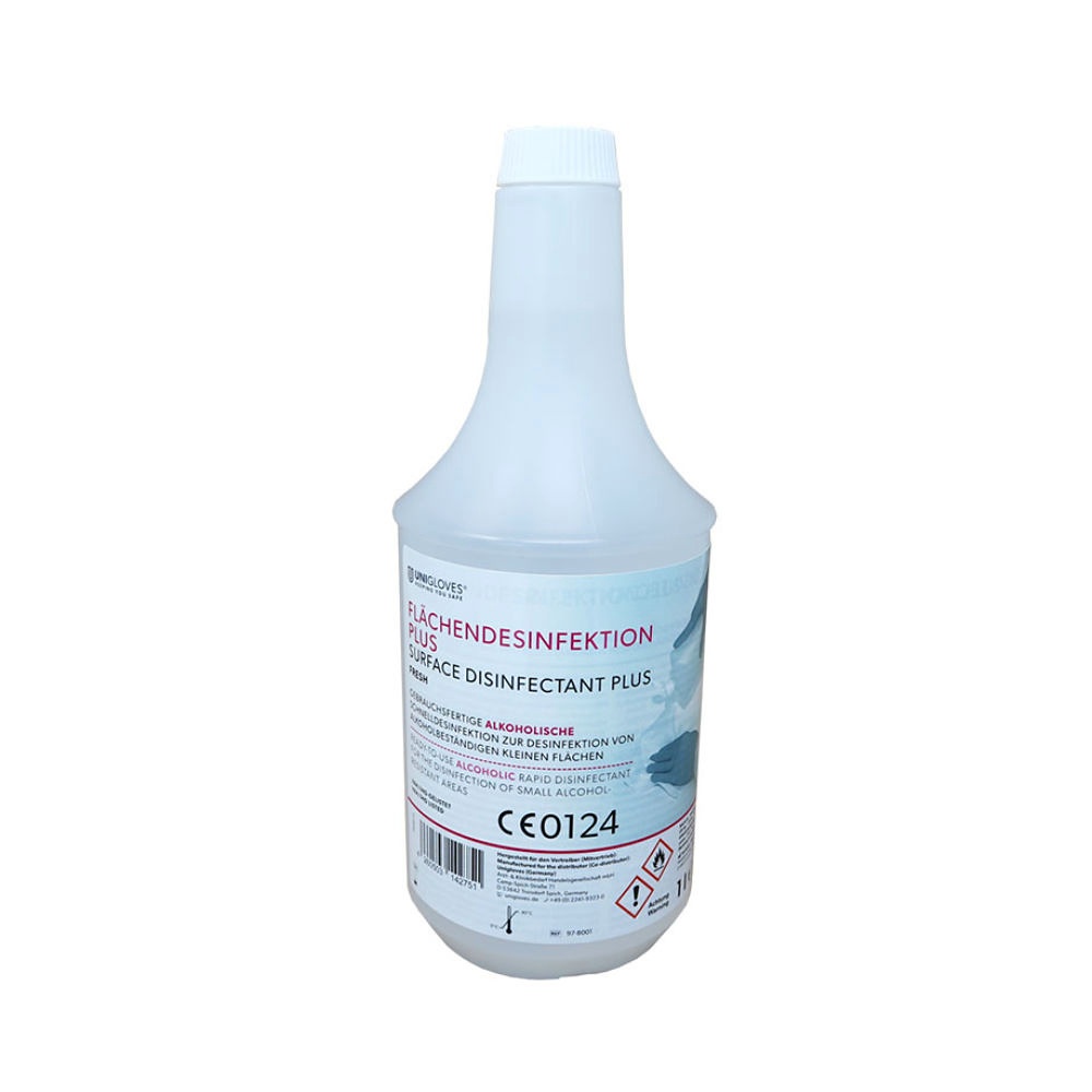 [UGV 97-8001] Unigloves Flächendesinfektion PLUS 1 Ltr., fresh