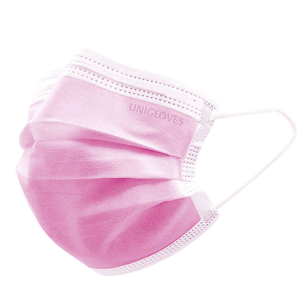 [UGV S2005P] Einmal-Mundschutz Profil Plus SMALL Pink (50 Stck.)