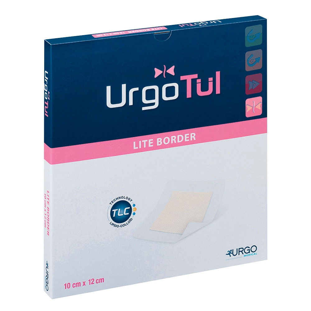 [URG 503952] UrgoTül Lite Border Gazewundverband 10 x 12 cm (10 Stck.)